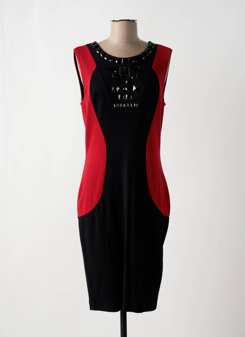 Rochie midi negru RAINBOW femeie