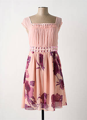 Rochie midi roz BON PRIX femeie