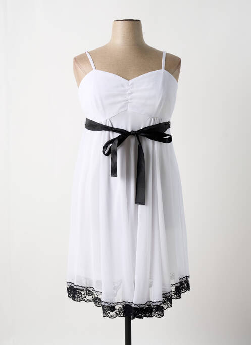 Rochie midi alb BON PRIX femeie