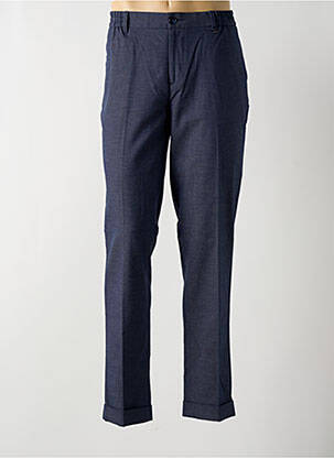 Pantalon slim elasticitate mărime normală albastru IZAC bărbat