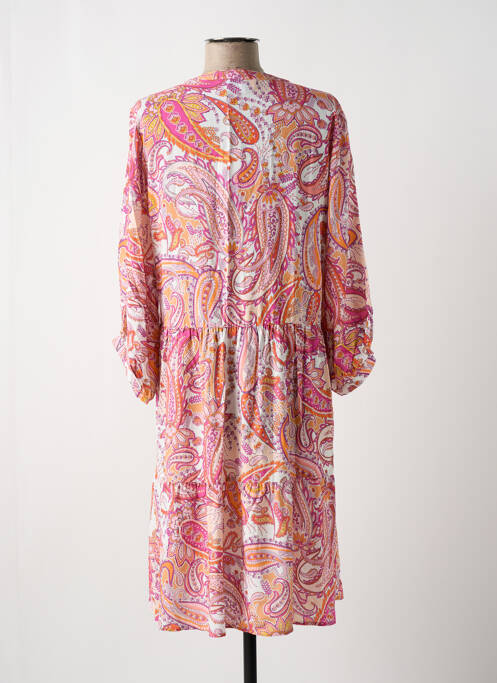 Rochie midi roz JUST WHITE femeie