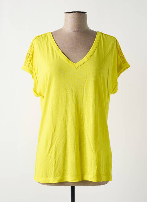 Top galben MISE AU GREEN femeie