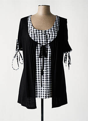 Tunică mâneci scurte negru 20/20 femeie