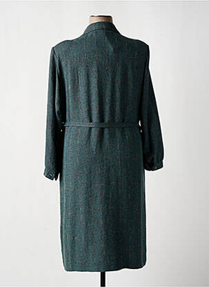 Rochie midi mâneci lungi mâneci lungi verde ATLANTA femeie