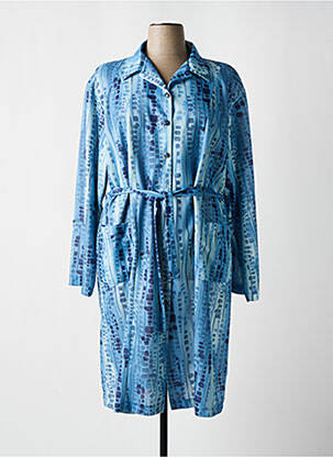 Rochie midi mâneci lungi mâneci lungi albastru 20/20 femeie