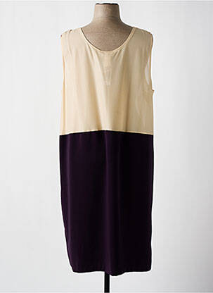 Rochie midi fără mâneci fără mâneci violet ISA COUTURE femeie