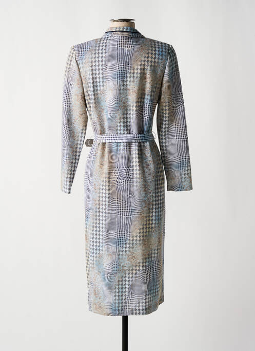 Rochie midi albastru FRANCOISE DE FRANCE femeie