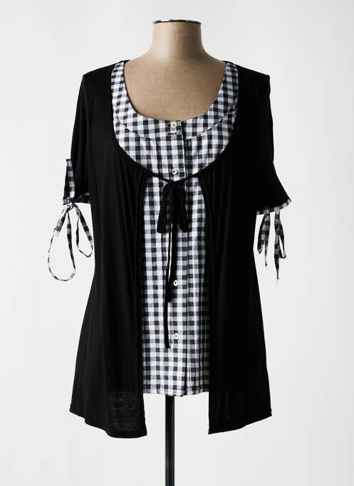 Tunică mâneci scurte negru 20/20 femeie