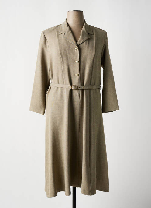 Rochie lungă bej LAURA DE L'ISLE femeie