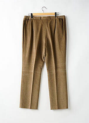Pantalon drept elasticitate mărime normală maro SYM femeie