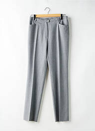 Pantalon slim talie elastică talie înaltă gri CHRISTIAN MARRY femme