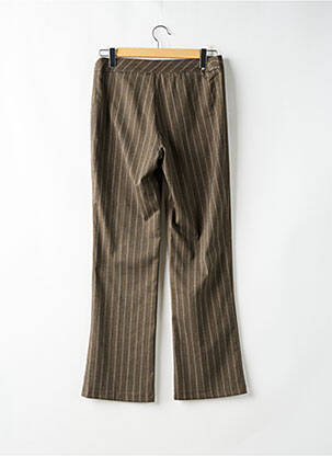 Pantalon drept țesătură crep mărime normală verde 20/20 femeie