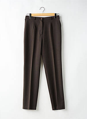 Pantalon slim talie joasă talie joasă maro 20/20 femeie