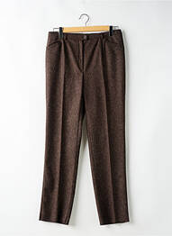 Pantalon slim buzunare talie înaltă maro CHRISTIAN MARRY femme