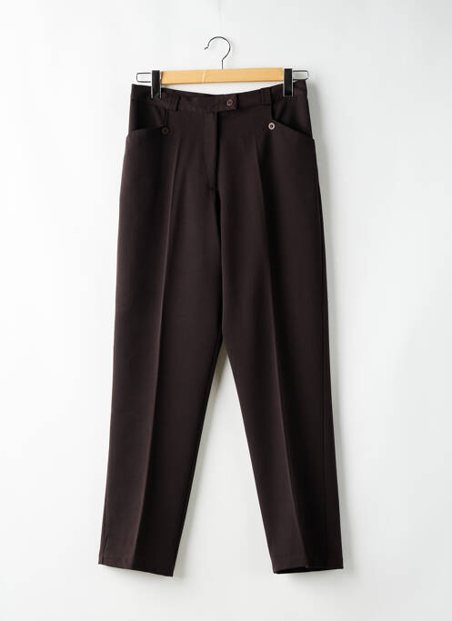 Pantalon slim maro LAURA DE L'ISLE femeie