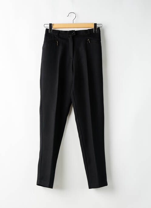 Pantalon slim negru LAURA DE L'ISLE femeie