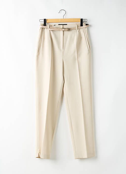 Pantalon slim bej ATLANTA femeie