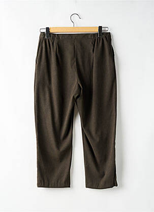 Pantalon drept talie elastică verde 20/20 femeie