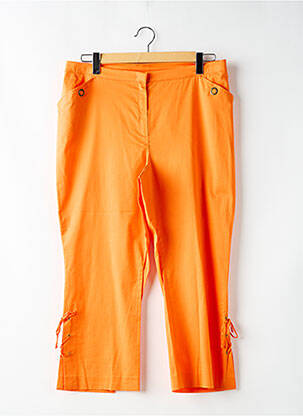 Pantalon drept buzunare portocalie LUISA VIOLA femeie