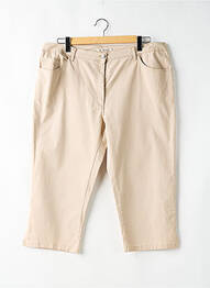 Pantalon 7/8 talie elastică bej KANOPE femme