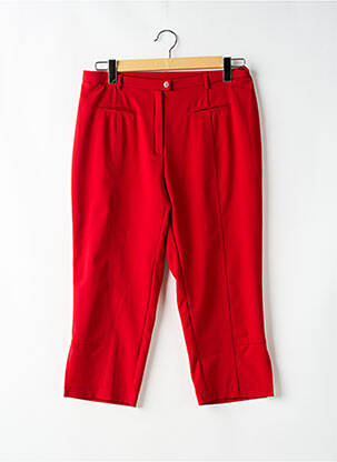 Pantalon 7/8 talie elastică roșu CHRISTIAN MARRY femeie