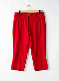 Pantalon 7/8 talie elastică roșu CHRISTIAN MARRY femme
