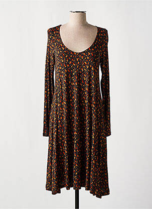 Rochie midi mâneci lungi mâneci lungi gri AN II VITO femeie