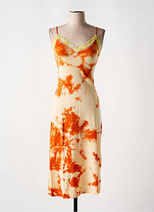 Rochie midi portocaliu MISS SIXTY femeie