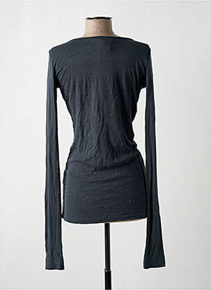 Top elasticitate mâneci lungi gri MISS SIXTY femeie