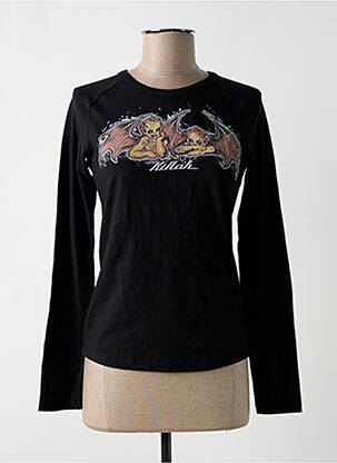Tricou mâneci lungi mâneci lungi negru KILLAH femeie
