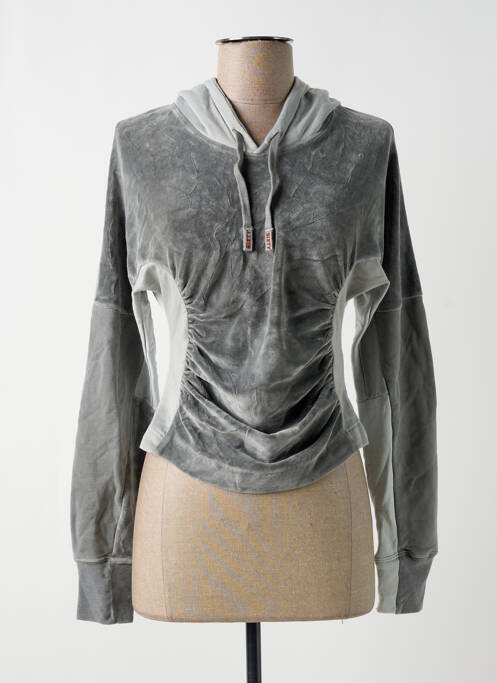 Hanorac cu glugă gri MISS SIXTY femeie