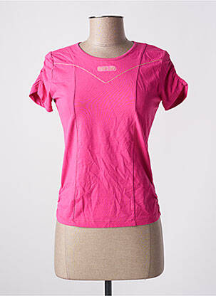 Tricou elasticitate mâneci scurte roz REPLAY femeie