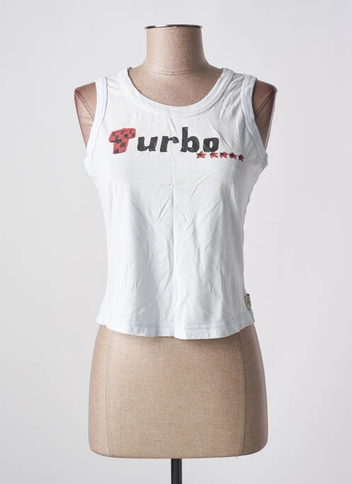 Maiou serigrafie fără mâneci bej REPLAY femme