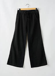 Pantalon drept închidere cu fermoar sub clapetă cu nasturi negru DIESEL femme