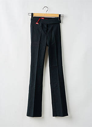 Pantalon drept închidere cu fermoar sub clapetă cu cârlig gri MISS SIXTY femeie