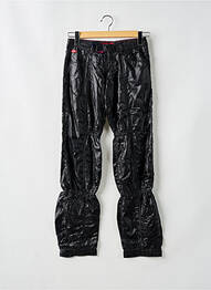 Pantalon drept închidere cu fermoar sub clapetă cu cârlig negru MISS SIXTY femeie