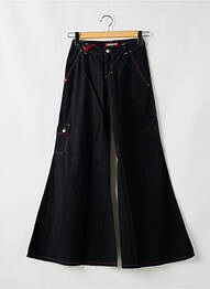 Pantalon evazat croială evazată negru KILLAH femme