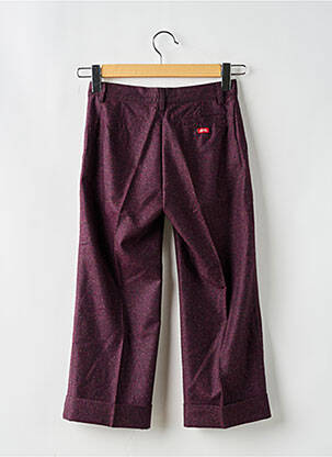Pantalon trei sferturi croială dreaptă violet MISS SIXTY femeie