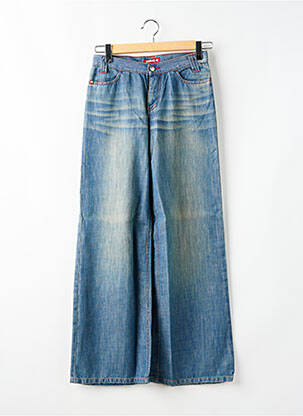 Blugi cu croială evazată albastru KILLAH femeie