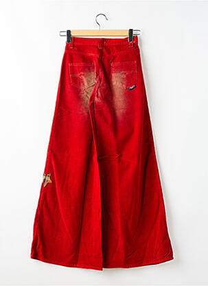 Pantalon evazat croială evazată roșu KILLAH femeie