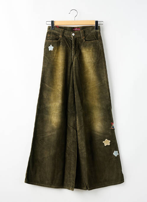 Pantalon evazat verde KILLAH femeie