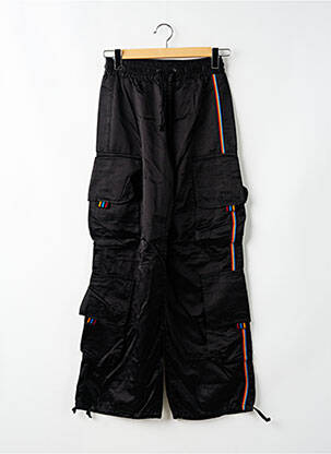 Pantalon cargo croială dreaptă mărime normală negru KILLAH femeie