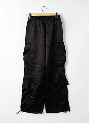 Pantalon cargo croială dreaptă mărime normală negru KILLAH femeie
