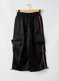 Pantalon drept închidere cu fermoar sub clapetă cu nasturi mărime normală negru KILLAH femme