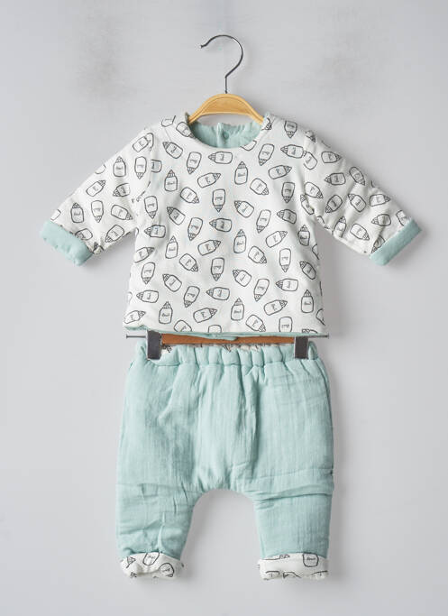 Set sus/jos verde ABSORBA copil