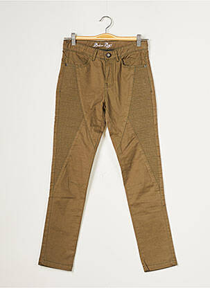 Pantalon slim kaki BECKARO fată