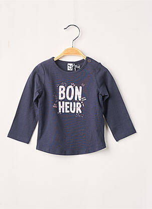 Tricou bleu marin 3 POMMES fată