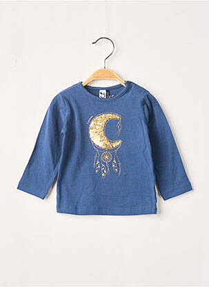 Tricou albastru 3 POMMES fată