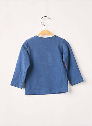 Tricou albastru 3 POMMES fată