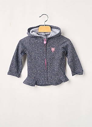 Vestă cu mâneci lungi bleumarin 3 POMMES fată